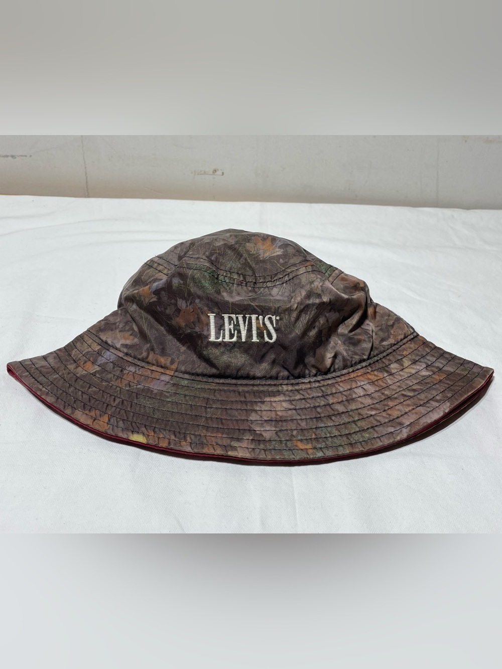 Levi’s Camouflage Bucket Hat Medium Green Camo Medium 58cm 23in